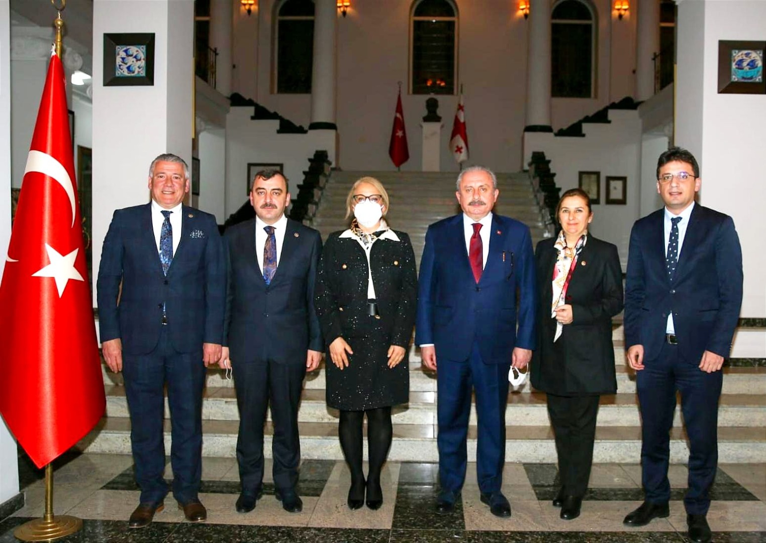 İYİ Partili Örs, TBMM Başkanı Şentop ile Gürcistan’a gitti