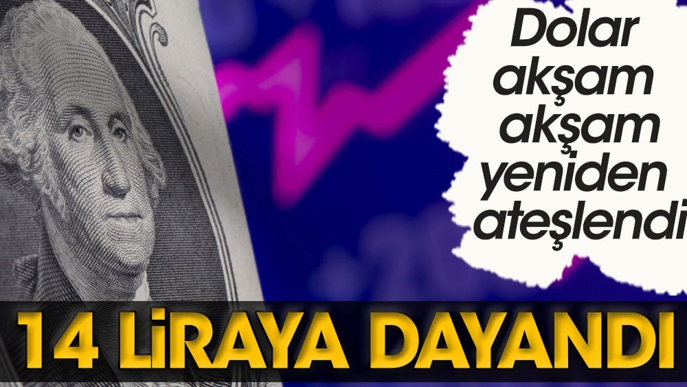 Dolar akşam akşam yeniden ateşlendi! 14 liraya dayandı