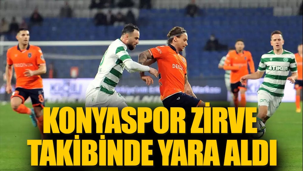 Konyaspor zirve takibinde yara aldı...