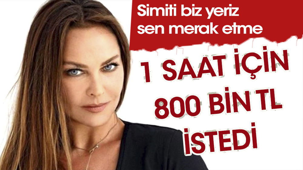 Hülya Avşar 1 saat için 800 bin TL istedi!