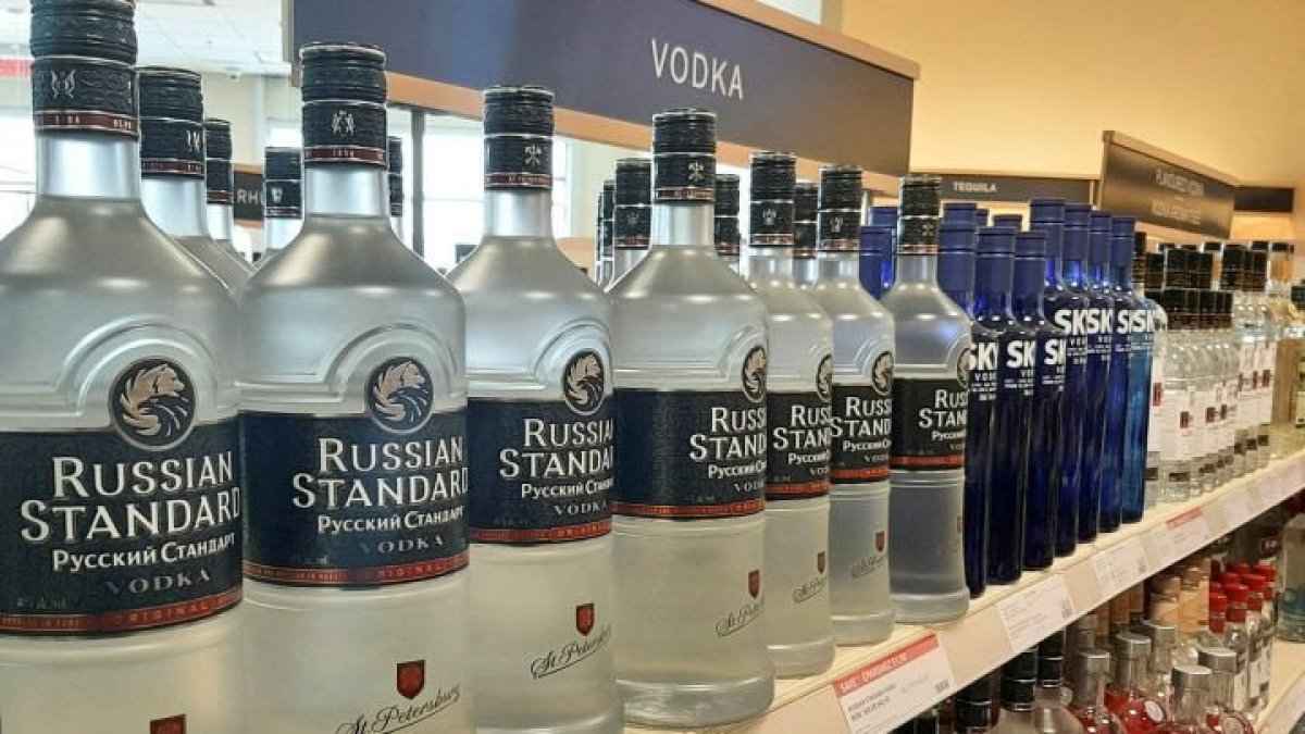 Rus votkası raflardan kaldırıldı