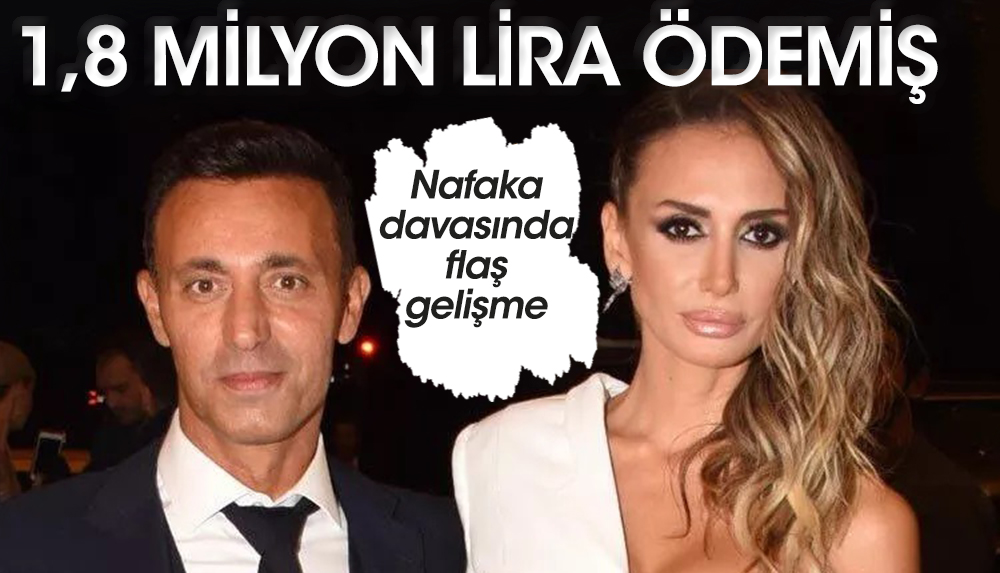 Nafaka davasında flaş gelişme! Mustafa Sandal Emina Jahovic'e 1,8 milyon lira ödemiş