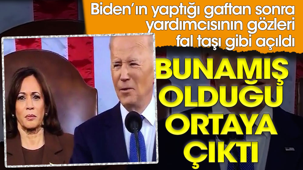 Putin'e meydan okuyan Biden'ın gafından sonra yardımcısının gözleri fal taşı gibi açıldı