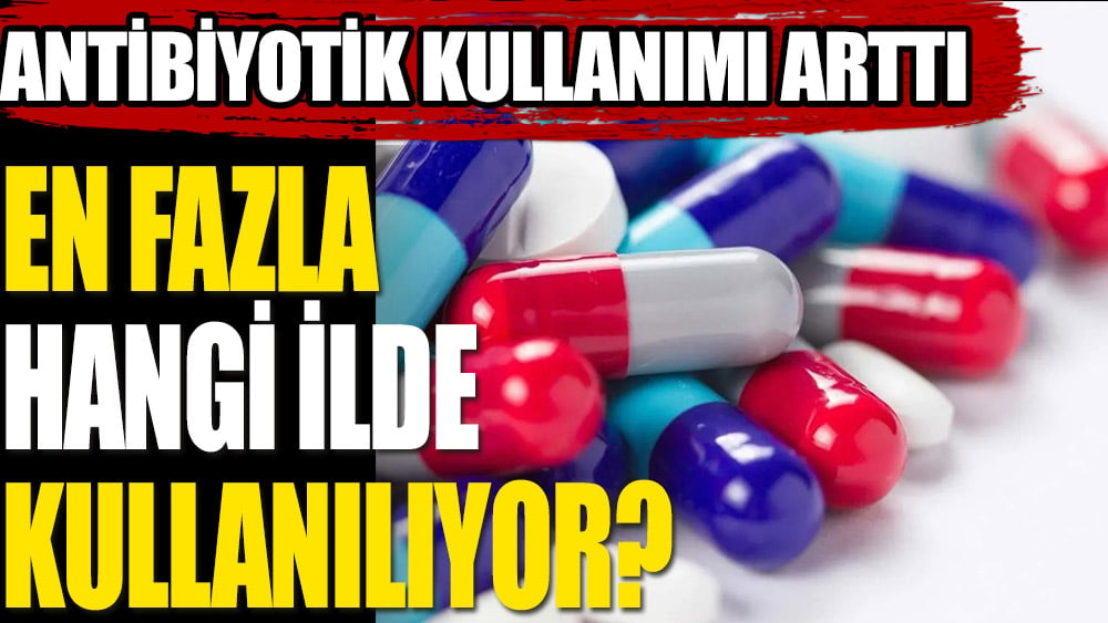 Antibiyotik en fazla hangi ilimizde kullanılıyor?