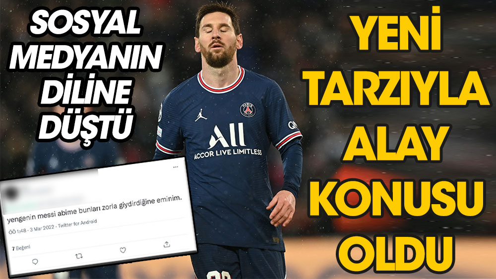 Lionel Messi'nin yeni tarzı alay konusu oldu! Sosyal medyanın diline düştü