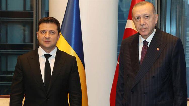 Cumhurbaşkanı Erdoğan Zelenski ile görüştü