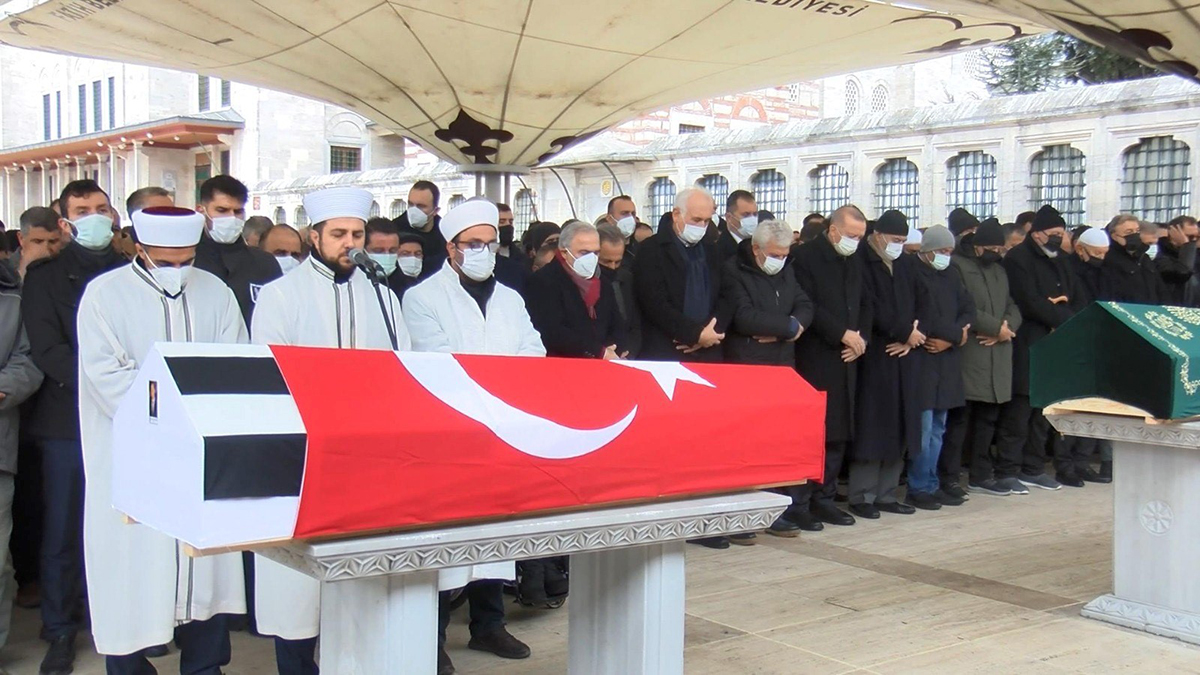 Erdoğan, Halit Çizmeci'nin cenaze törenine katıldı