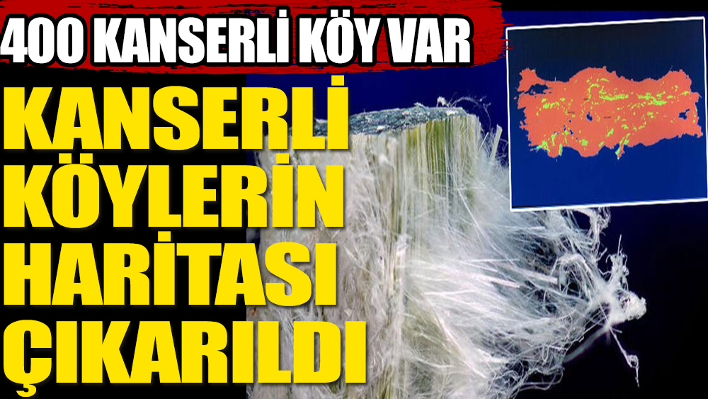 Türkiye'de 400 köy asbest yüzünden kanserli