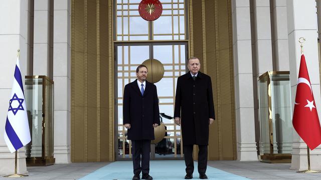 İsrail Cumhurbaşkanı Herzog ve Cumhurbaşkanı Erdoğan ortak açıklama yaptı