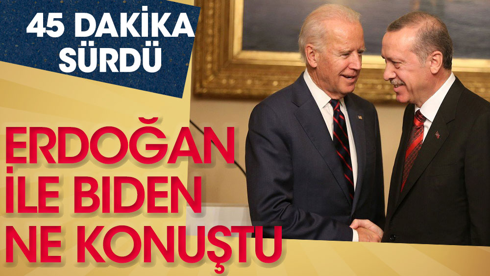 Son dakika... Erdoğan, Biden ile görüştü