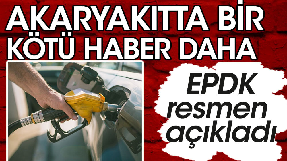 Akaryakıtta bir kötü haber daha