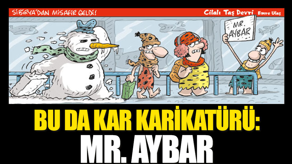 Bu da kar karikatürü: Mr. Aybar