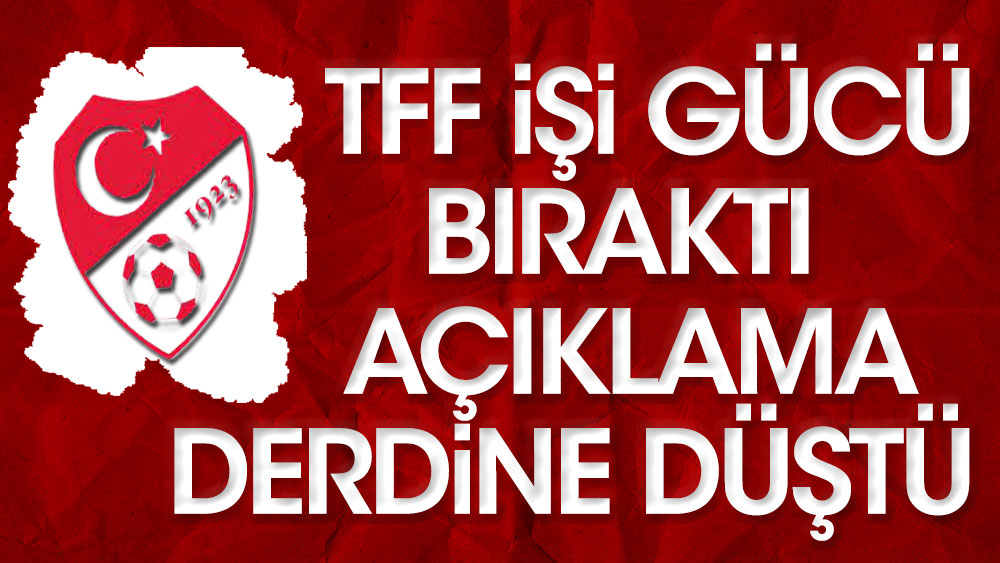 Açıklama üzerine açıklama! TFF'den şimdi de Ali Koç'a cevap geldi