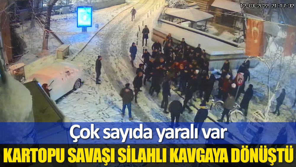 İstanbul'da iki grup arasında başlayan kartopu savaşı silahlı kavgaya dönüştü: 6 yaralı