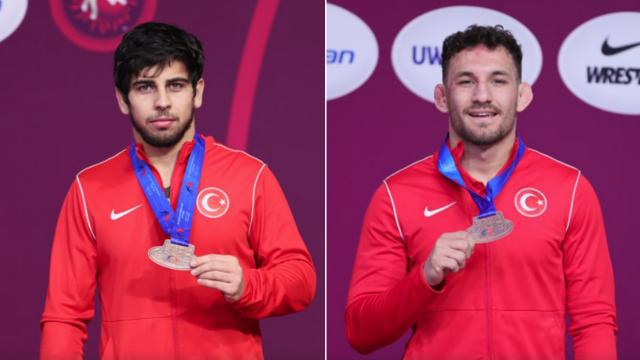 Milli güreşçilerden Avrupa Şampiyonası'nda 2 bronz madalya