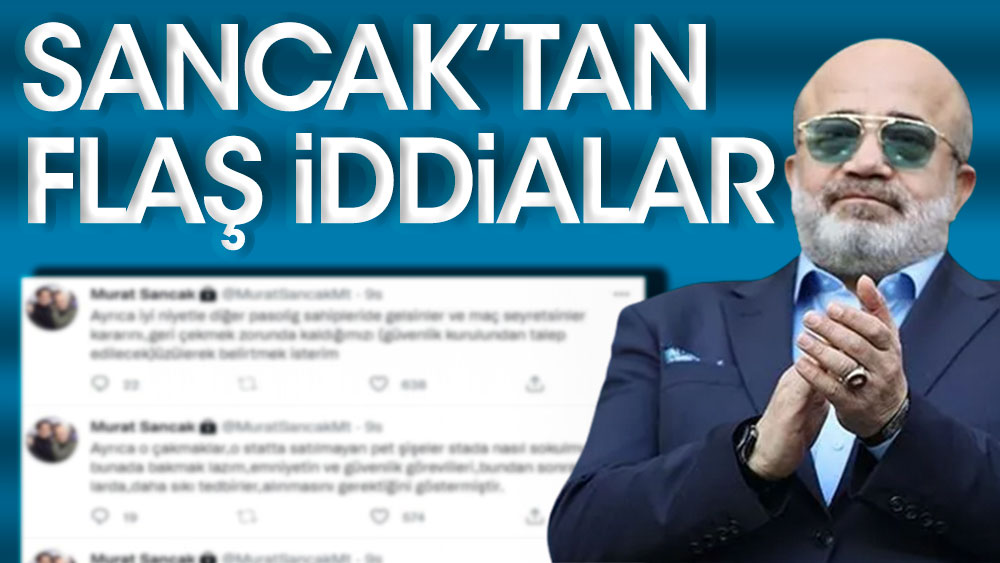 Adana Demirspor Başkanı Murat Sancak'tan flaş iddia!