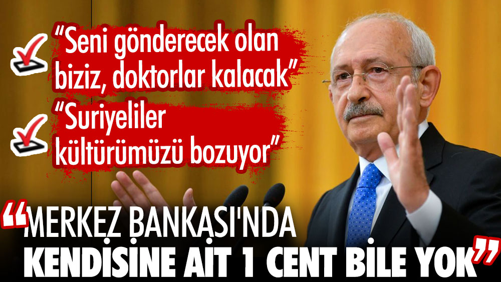 Kemal Kılıçdaroğlu: Merkez Bankası'nda kendisine ait 1 cent bile yok