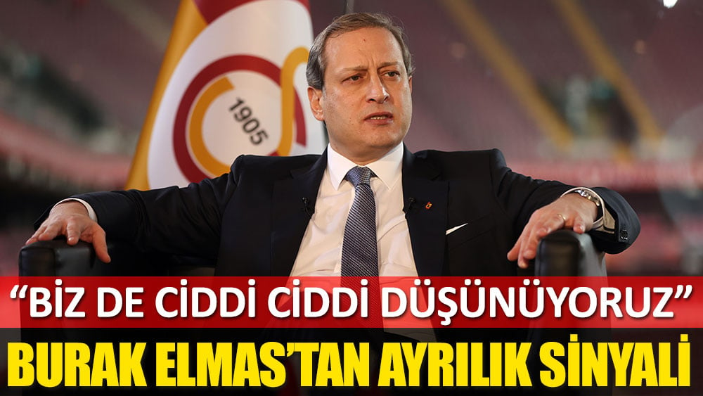 Burak Elmas'tan ayrılık sinyali: Ciddi ciddi düşünüyoruz