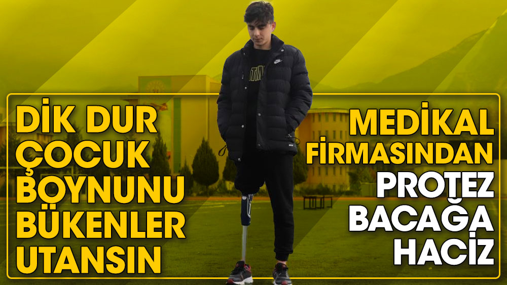 Medikal firmasından protez bacağa haciz