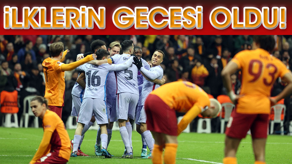 Galatasaray'da ilklerin gecesi