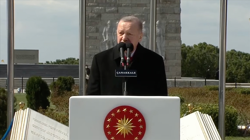 Erdoğan'dan '18 Mart' mesajı