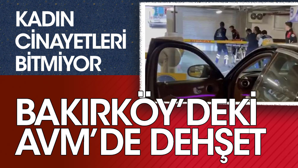Kadın cinayetleri bitmiyor. Bakırköy'deki AVM'de dehşet