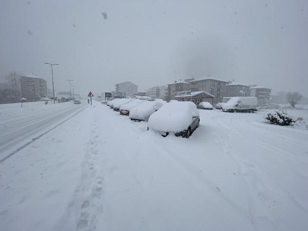 210 köy yolu kardan kapandı