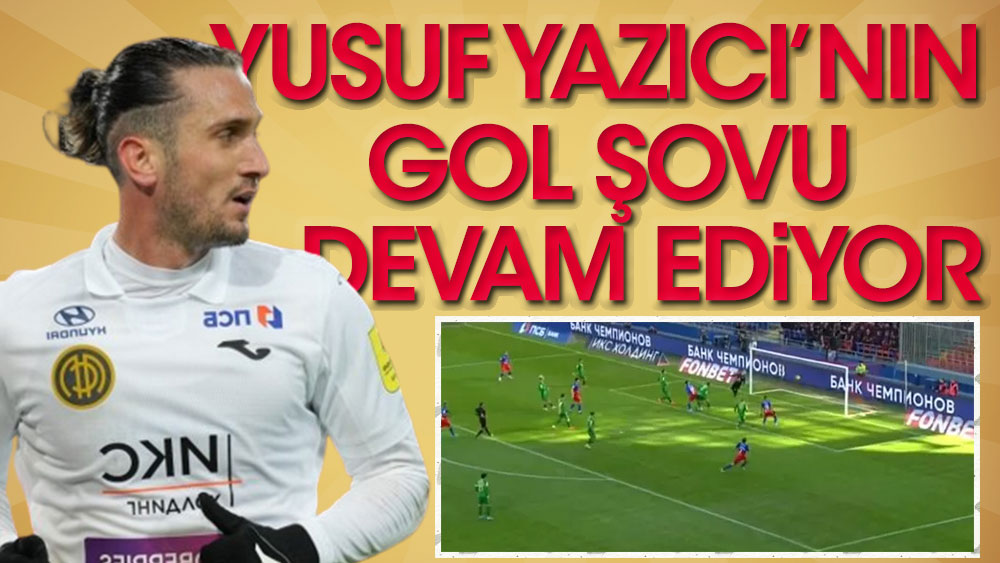 Yusuf Yazıcı ''hat-trick'' yaptı, CSKA Moskova 6 golle kazandı