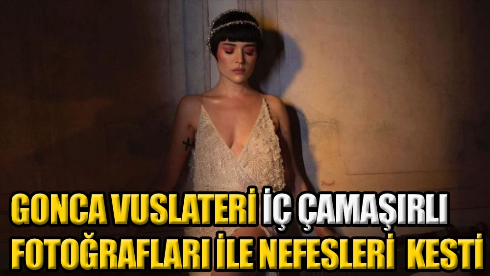 Gonca Vuslateri fotoğraflarına ''Yasak arzu doğururmuş'' notunu düştü.