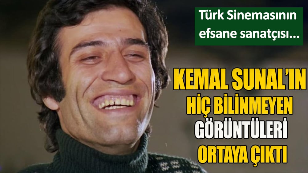 Kemal Sunal'ın, hiç görülmemiş video görüntüleri ortaya çıktı