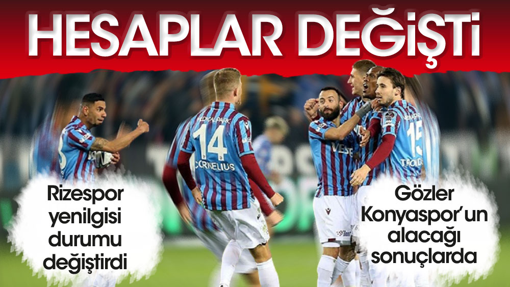 Trabzonspor’da şampiyonluk hesapları silbaştan