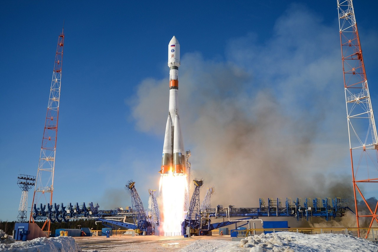 Rusya, üzerinde Z harfi yazan Soyuz roketini uzaya gönderdi