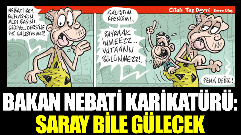Bakan Nebati karikatürü: Saray bile gülecek