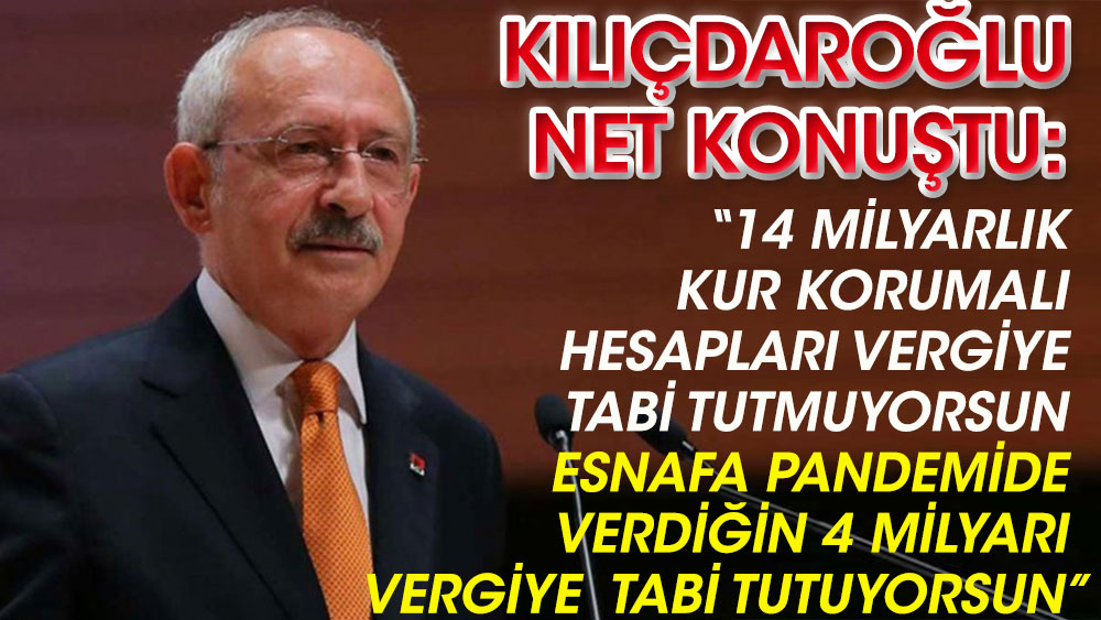Kemal Kılıçdaroğlu canlı yayında konuştu: Esnafa pandemide verdikleri 4 milyarı vergiye tabi tuttular
