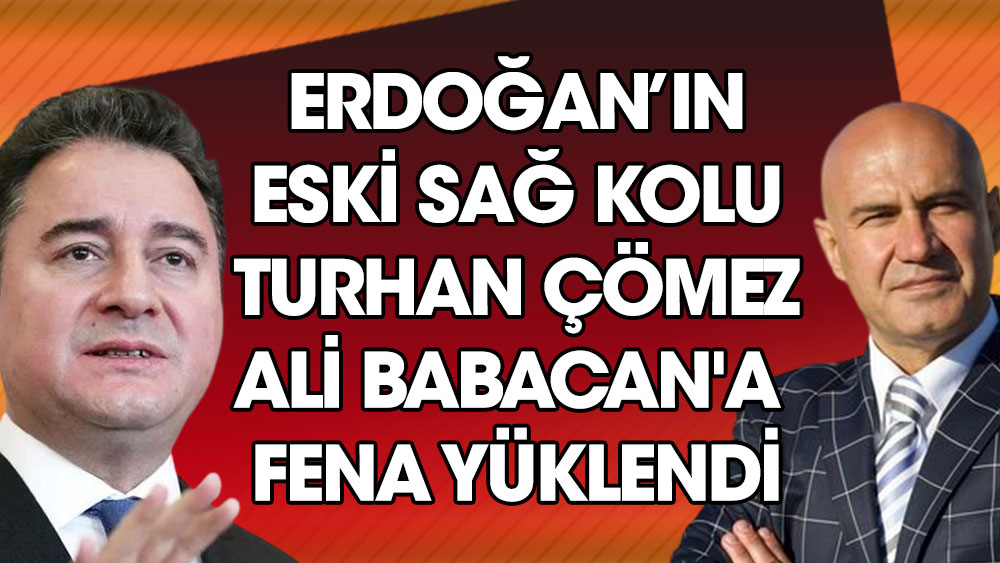 Erdoğan'ın eski sağ kolu Turhan Çömez Ali Babacan'a fena yüklendi