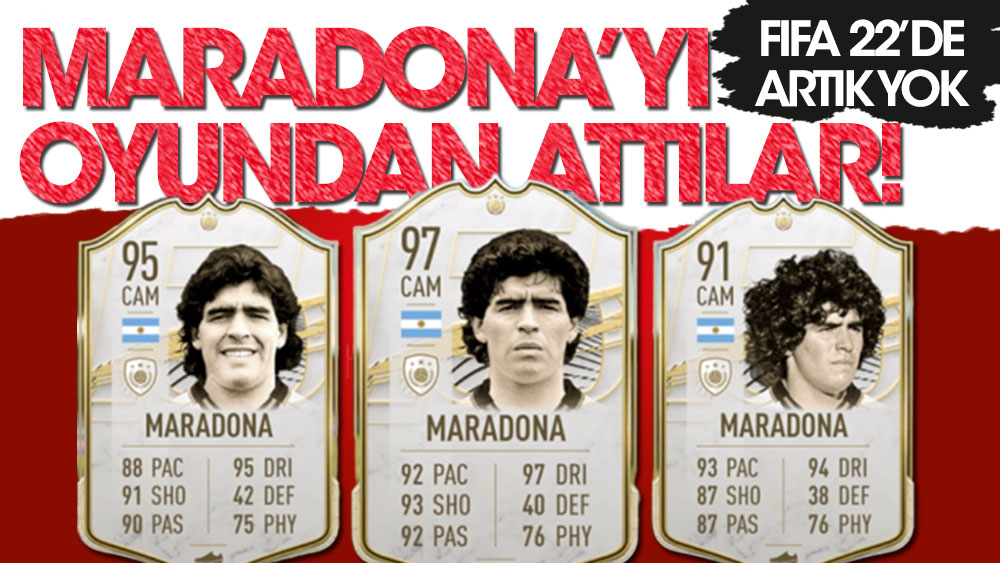 Maradona FIFA 22'den neden çıkarıldı? Efsaneye büyük şok