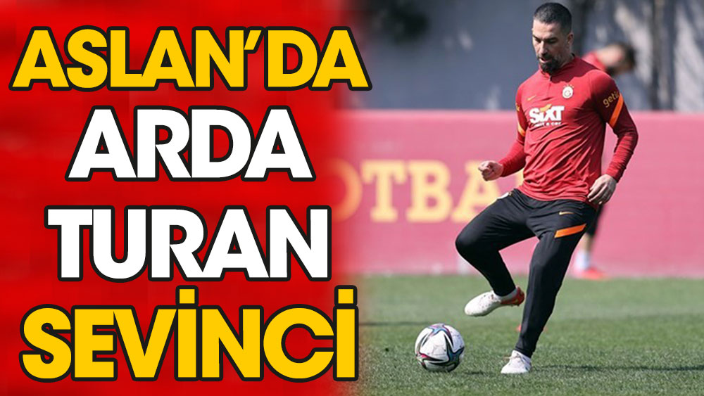 Galatasaray'da Arda Turan sevinci