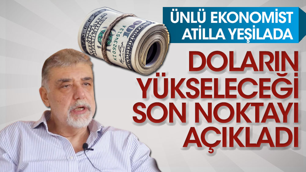 Ünlü ekonomist Atilla Yeşilada doların yükseleceği son noktayı açıkladı
