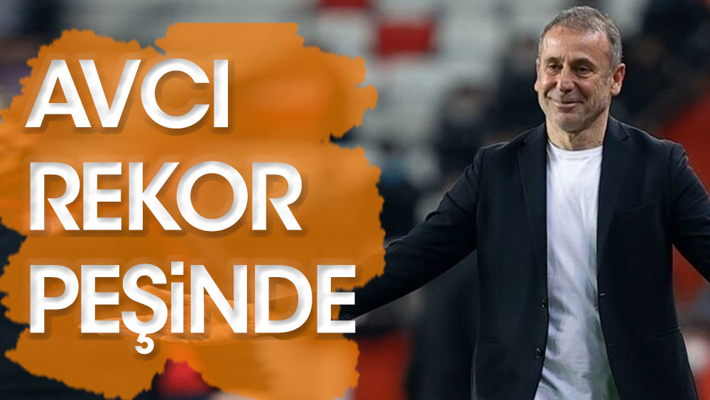 Trabzonspor'da Abdullah Avcı, rekor peşinde