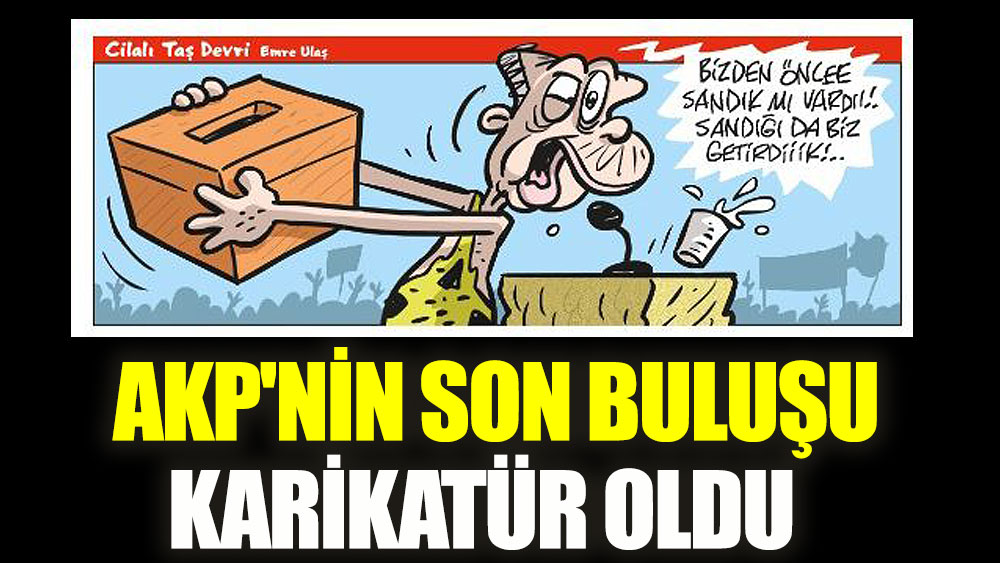 AKP'nin son buluşu karikatür oldu