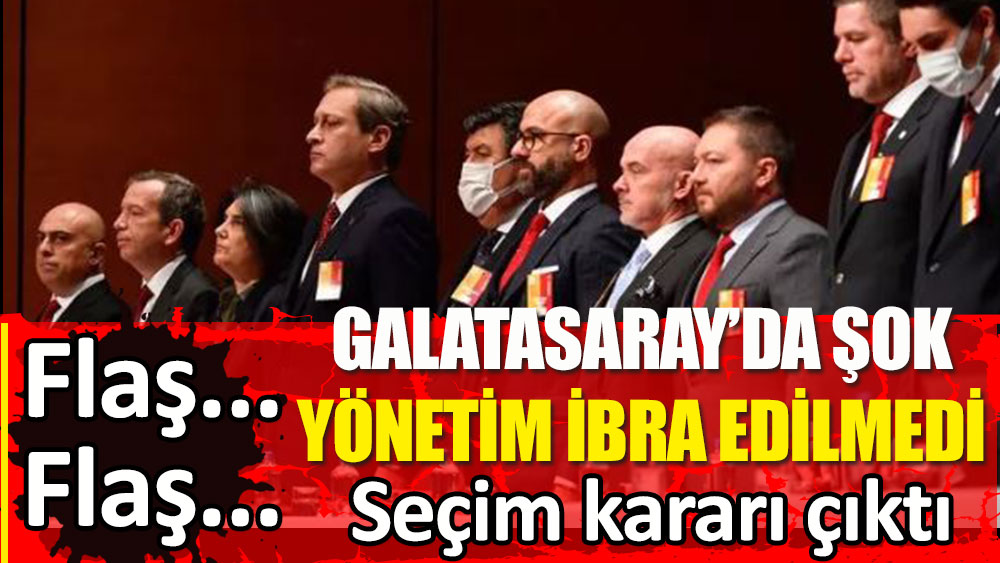 Galatasaray’da şok. Burak Elmas yönetimi ibra edilmedi
