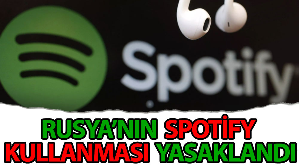 Rusya'nın Spotify kullanması yasaklandı