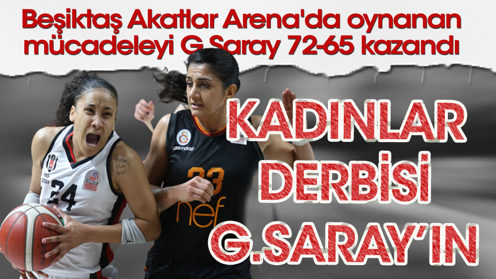 Kadınlar derbisini Galatasaray kazandı