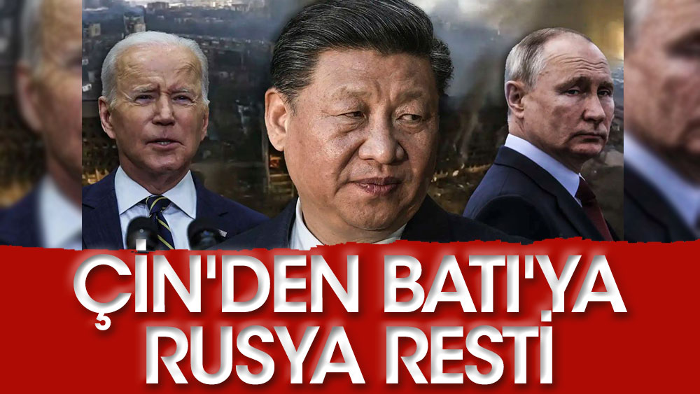 Çin'den Batı'ya Rusya resti