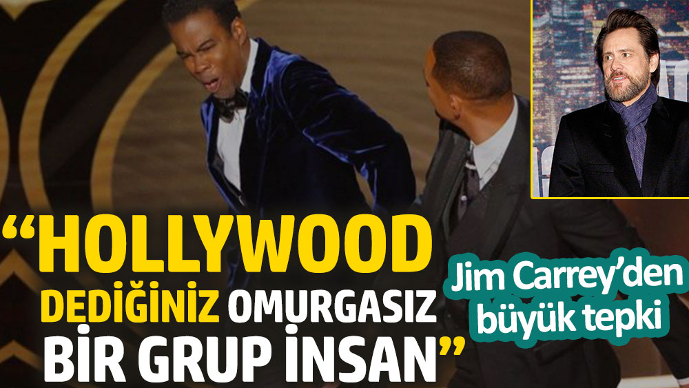 Jim Carrey’den büyük tepki: Hollywood dediğiniz omurgasız bir grup insan