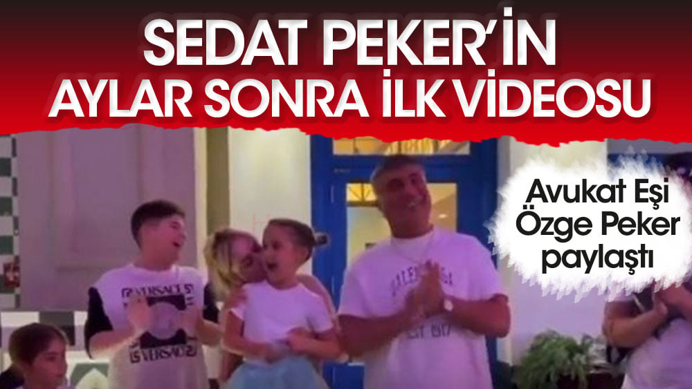 Sedat Peker'in aylar sonra ilk videosu! Avukat eşi Özge Peker paylaştı
