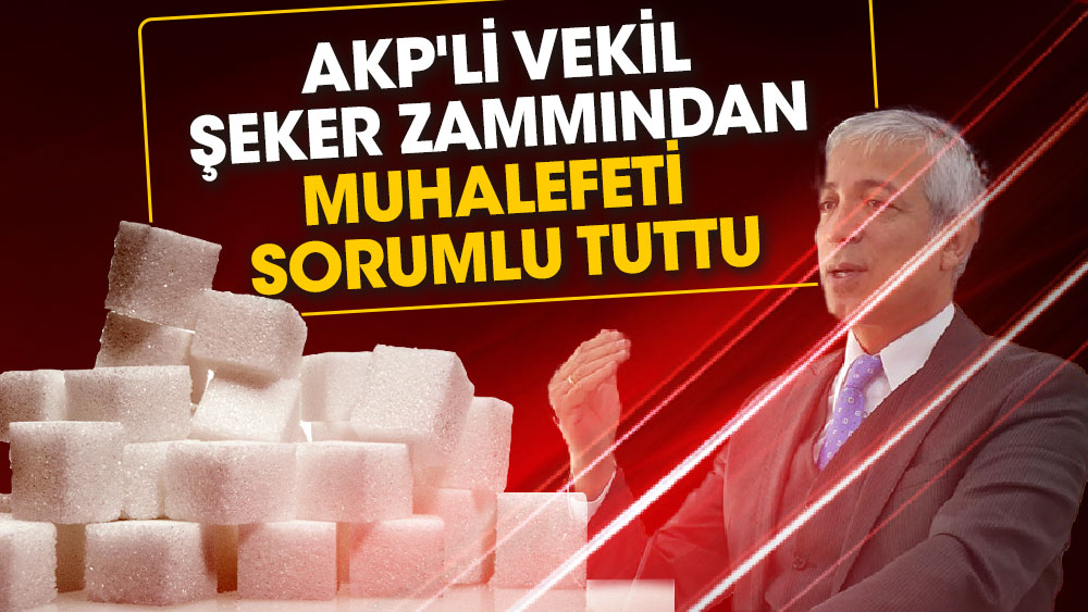 AKP'li vekil Kılıç, şeker zammından muhalefeti sorumlu tuttu