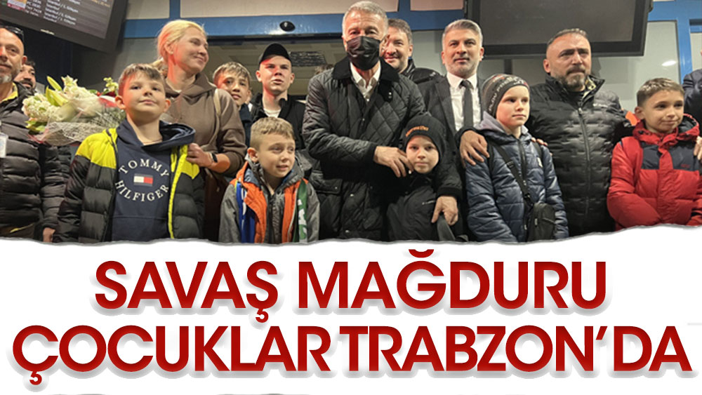Ukraynalı savaş mağduru sporcular Trabzon'a geldi