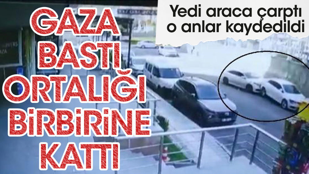 Diyarbakır'da ailesine kızdı, gaza bastı otomobillere çarptı