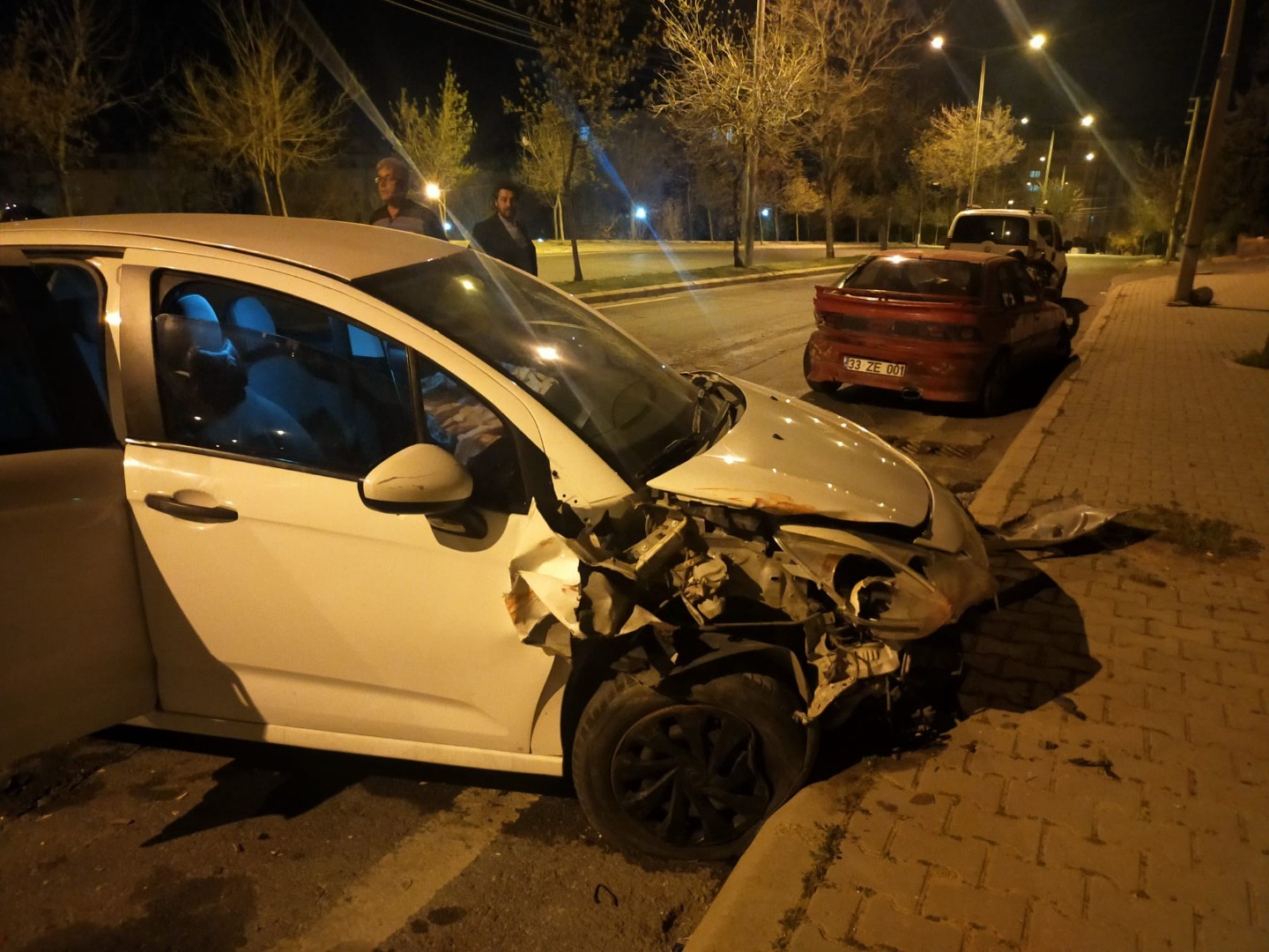 Kahramanmaraş’ta kaza: Park halindeki otomobile çarptı